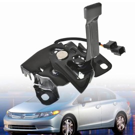 munirater - Conjunto de bloqueo de campana negra para Civic 2006-2011