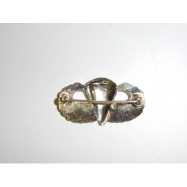 b9727 WW2 US Airborne Rigger Silver Jump Paratrooper Wings Parachute PIR R8A