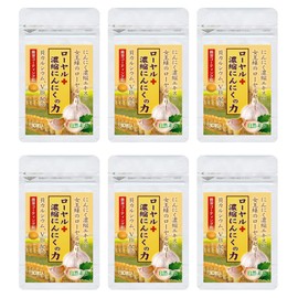 大日ヘルシーフーズ ローヤルゼリー 濃縮にんにくの力 30粒入×6袋 にんにく卵黄 ビタミンB1 サプリ