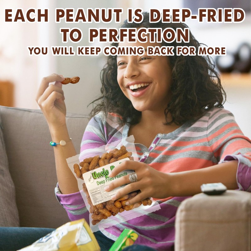 Uncle Bud's Deep Fried Peanuts In Shell (6-Pack), Mixed Nuts
