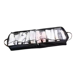 Portable Travel Shoe Storage Bag - Compact and Foldable Organizer for Up to 6 Pairs of Shoes | Ideal for Traveling and Keeping Shoes Tidy | Easy to Carry and Store | Durable Polyester Design