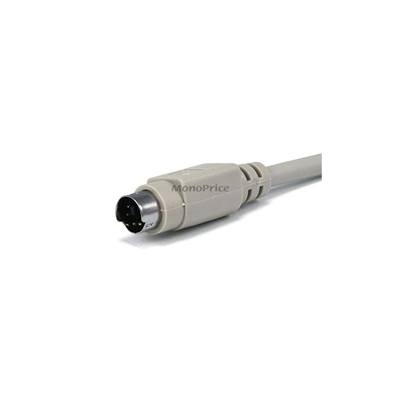 Monoprice 6-Feet PS/2 MDIN-6 Male to Male Cable (100092)