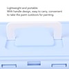 Gouache Paint Box 24 Well Storage Palette Box Portable Plastic
