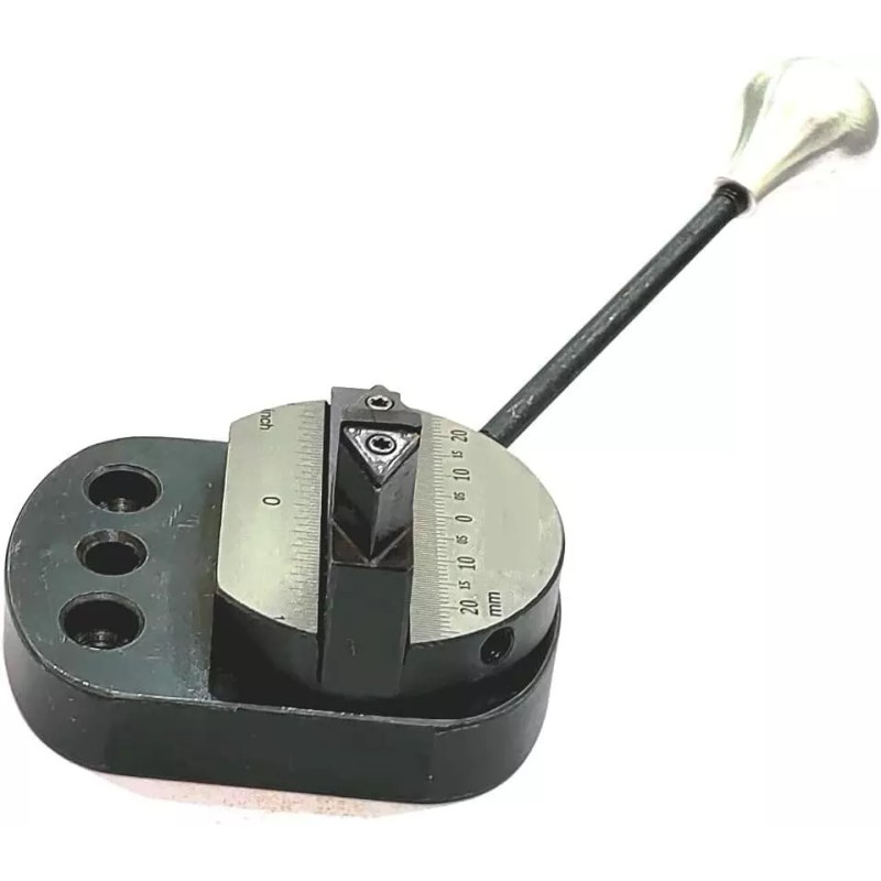 BUYOHLIC Lathe Ball turning Attachment - ROUND BASE- DOUBLE BIT