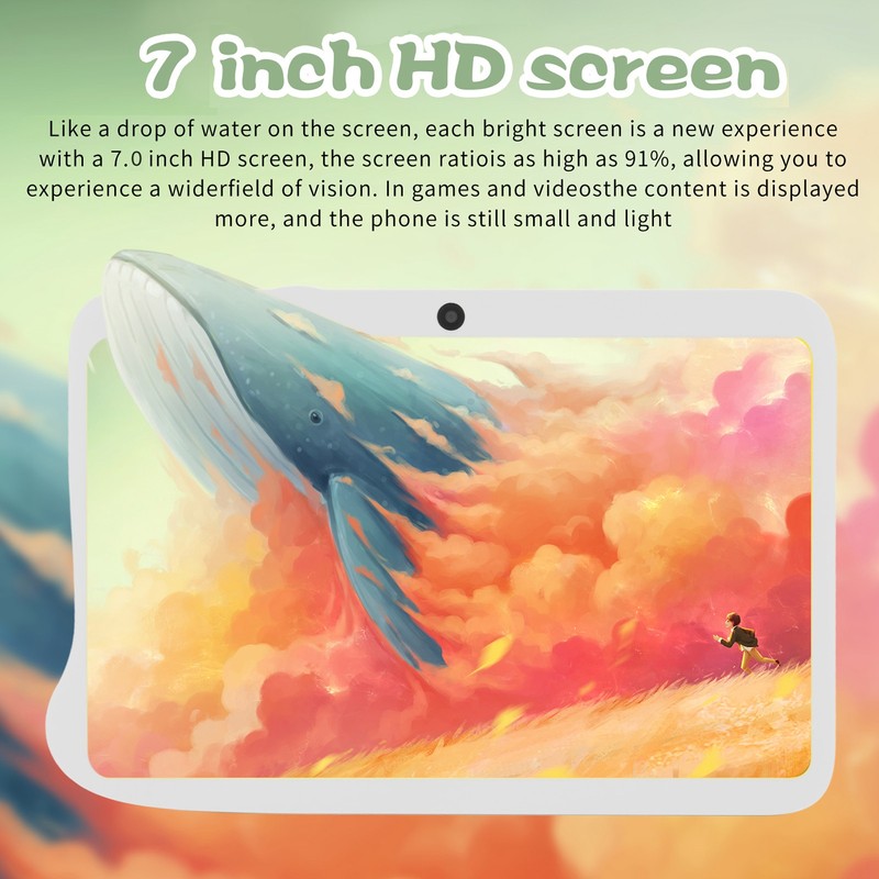 7in Kids Tablet IPS HD Display Large Capacity 4G 128G