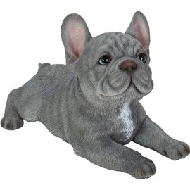 Vivid Arts Laying Puppy Pet Pals (Blue French Bulldog), Length: 21cm (LP-)