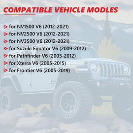 ZDKK 6pcs Fuel Injectors Fits for 2005-2019 Xterra 4.0L V6 0280158007 16600-7S000 16600-7S00A