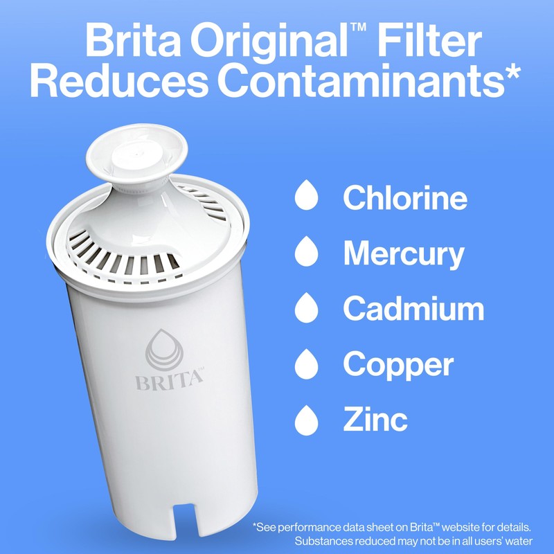 Brita UltraMax Large Water Dispenser With Standard Filter, BPA-Free, Reduces