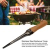 Stainless Steel Grill Tongs BBQ Buffet Tongs Long Kitchen Tongs