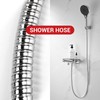 Bopfimer 75 cm Flexible Steel Bathroom Water Shower Hose