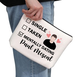 PYOUL Paul M Inspired Gift Mentally Dating Paul M Makeup Bag Paul M Fans Cosmetic Bag Actor Fan Gift (Dating Paul M B)