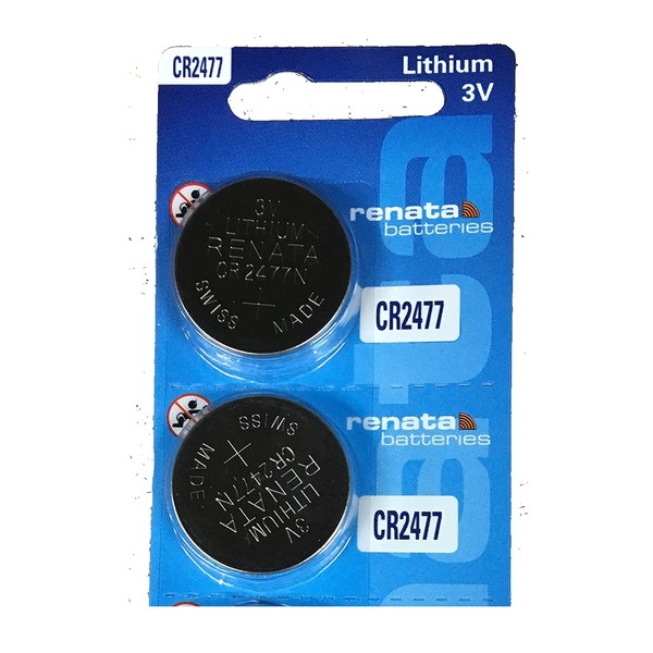 2 X Renata CR2477N Lithium Battery