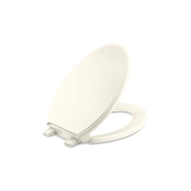 KOHLER 4733-RL-96 GLENBURY READYLATCH Quiet Close Elongated Toilet SEAT, Biscuit