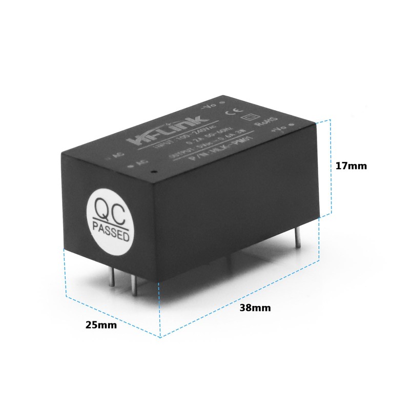 APKLVSR Pack of 2 220 V to 5 V Mini