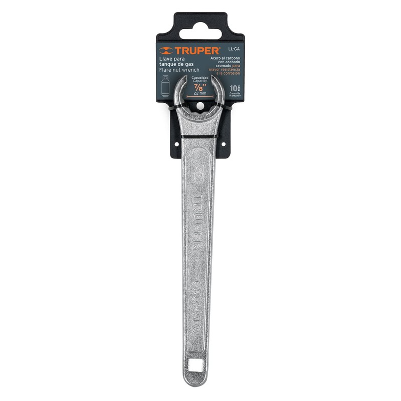 Truper LL-GA, Llave para tanque de gas fabricada en acero
