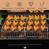 E-far 4-Tier Cooling Rack, 15”x10.1" Stainless Steel Stackable Wire Cooling