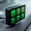 Pilot Automotive 6 Gang Universal LED Switch Panel System Push