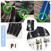 YFFSFDC Zipper Pull Parts Latch Slider Zipper Repair Kit 3