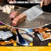 Qcdou Burger Press Kit, Smash Burger Press, Flat Top Griddle