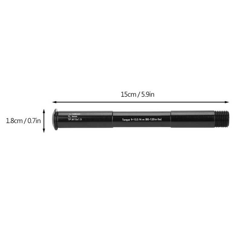 Yanmis Fork Thru Axle, 100 * 15mm Bicycle Front Hubs