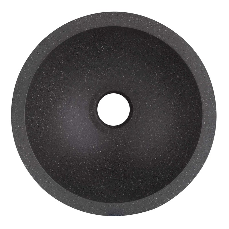 RecPro RV Sink | 12" Round Bathroom Sink | White,
