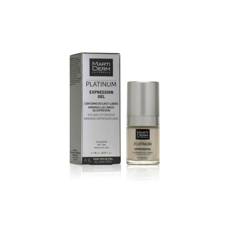 MartiDerm Expression Gel Antiedad Contorno de ojos, labios y entrecejo.