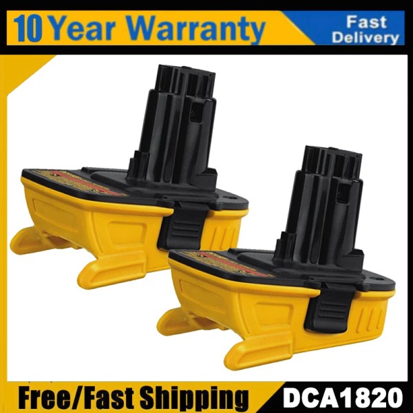 2Pack 20V MAX to 18V DCA1820 Adapter Converter for Dewalt