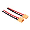 OliYin 2pairs XT90 Plug XT-90 Male Female Connector Silicone Wire