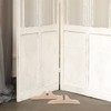 Luxshiny Folding Room Divider Stand 2pcs Wood Privacy Screen Stand