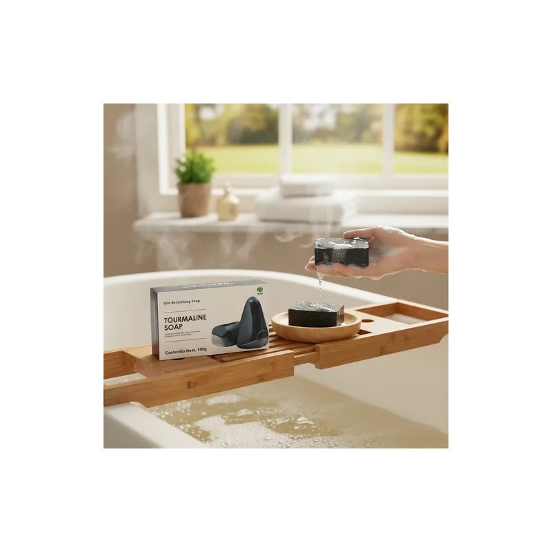 Jabn Natural De Turmalina Control Acn Y Limpieza Pack 3