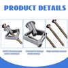 Vordpe 100 Plasterboard Dowels and Screws Set, Drywall Dowels, Cavity