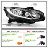ACANII - For [Halogen Type w/Chrome Bezel] 2016-2021 Honda Civic