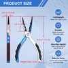 J&D Fishing Pliers, Aluminum Alloy Fishing Pliers Multi-Functional Lightweight Multi-Functional