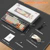 FREEWOLF T96 Smart Display Wireless Gaming Keyboard and Mouse Comb,