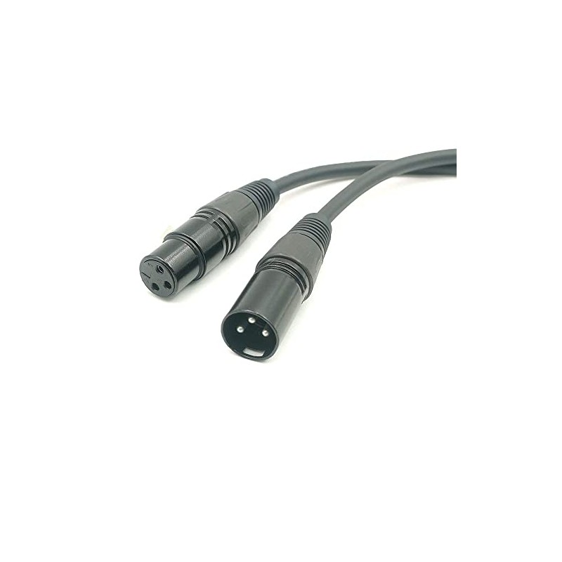 VSnetwork DMX Cannon XLR Cable 15 Meters Male/Female Balanced Professional
