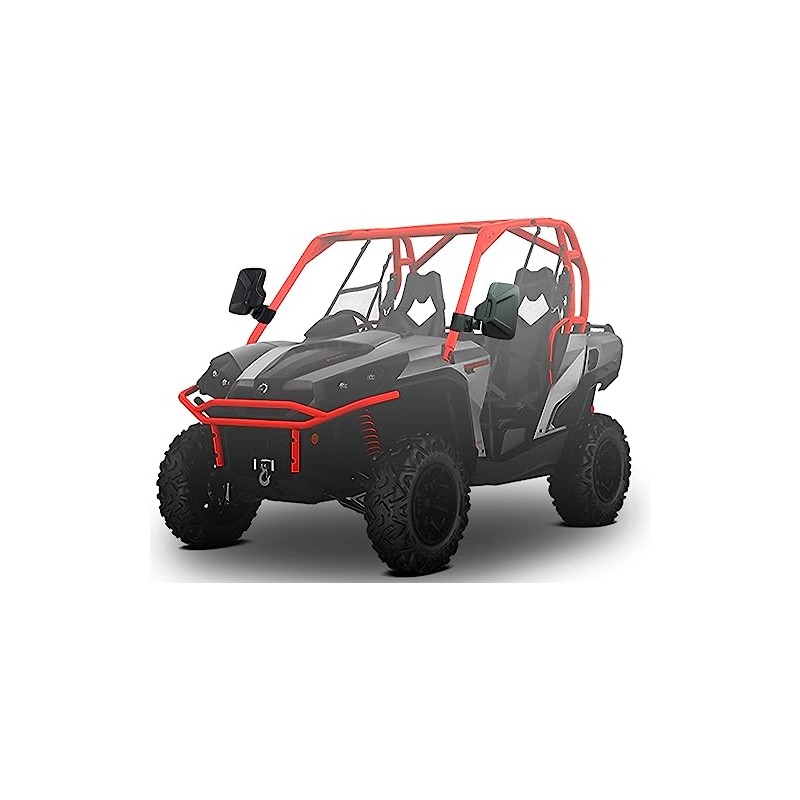 Fuel Rider 2-Pack UTV Rear View Side Mirrors - Shatter-Proof,
