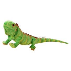 Xshelley Realistic Green Lizard Stuffed Animal Toys, Chameleon Dolls, Reptile Soft Toys Maned Lizards, Wildlife Toys Gifts for Kids (length65cm)