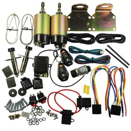 JDMSPEED New Shaved Handle Door Popper 2 Door Kit Replacement for 85 lb with Remote One Set