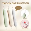3 pieces 2-in-1 needle threader, seam ripper, threading aid, seam