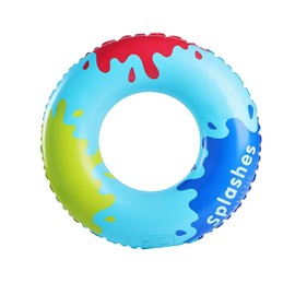 Balakaka Inflatable Swimming Ring, Water Toy, Swimming Rings for Adults, Swimming Transparent Floating Ring, Floating Ring for Summer, Beach, Pool, Party Supplies, Blue