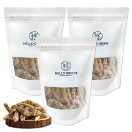 Hello Green Domestically Produced Baeksuo Baekhasuo 300gX3 (Pack) Premium Baekhasuo Raw Material / 헬로우그린 국내산 백수오 백하수오 300gX3(팩) 최상급 백하수오 원물