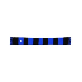 Inter Sciarpa Tubolare Nuovo Logo a Righe, Acrilico, Unisex Adulto, Nero/Blu, Taglia Unica