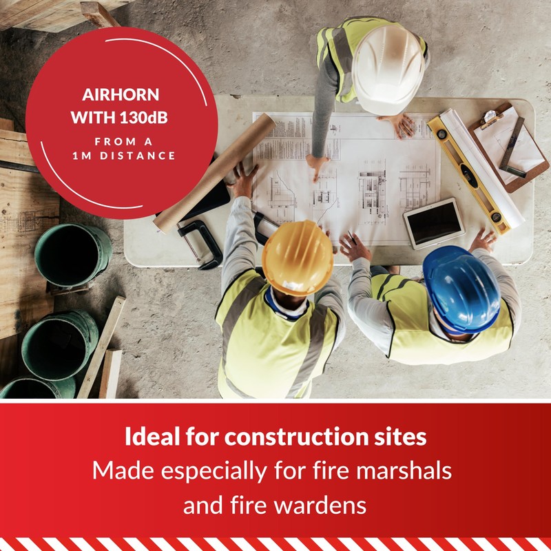 Hand Pump Air Horn – Reusable Blow Horn for Raising