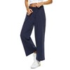 LNX Womens Linen Pants High Waisted Wide Leg Drawstring Casual