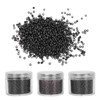 3 Bottles 3.0mm Silicone Micro Links Rings Beads Small Comfortable