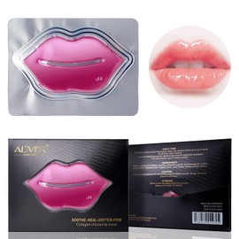 Crystal Cherry Lip Mask, Pack of 10 Lip Masks, Anti-Ageing Anti-Dry Anti-Wrinkle Lip Care Shine Film, Effectively Moisturising Nourishes Your Lip Skin.