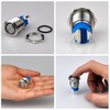 Ulincos Momentary Push Button Switch IP67 Waterproof U19C3 Blue LED
