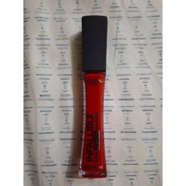 L'Oréal Paris Infallible Lip Pro Matte Gloss, Shanghai Scarlet, 0.21 fl. oz. 308