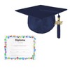 Class Act Graduation Kindergarten Preschool Unisex Shiny Graduation Cap and