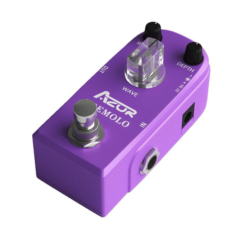 AZOR Tremolo Pedal Purple Tremolo Guitar Pedal Analog Effect Pedal